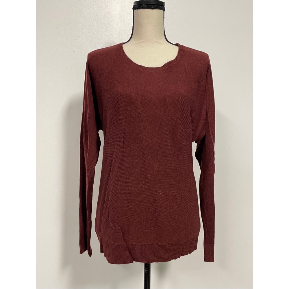 Forever 21 Crewneck Sweater Maroon Size M